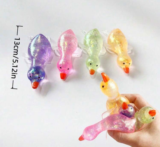 🦆✨ Glitter Squishy Ducks ✨🦆