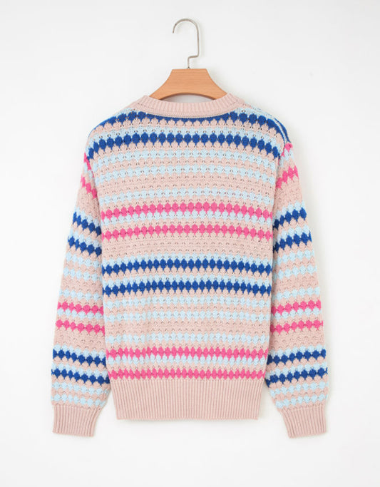 Khaki Drop Shoulder Sweater
