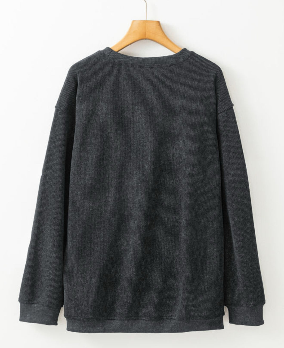 Relaxed fit Corded Ghost Crewneck