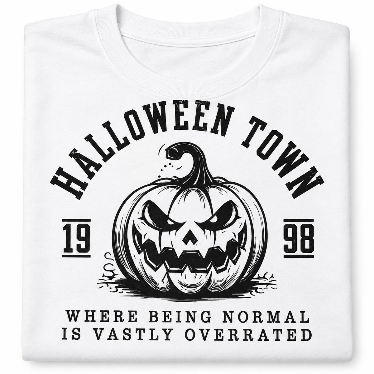 Halloween Town Custom Tee mockup
