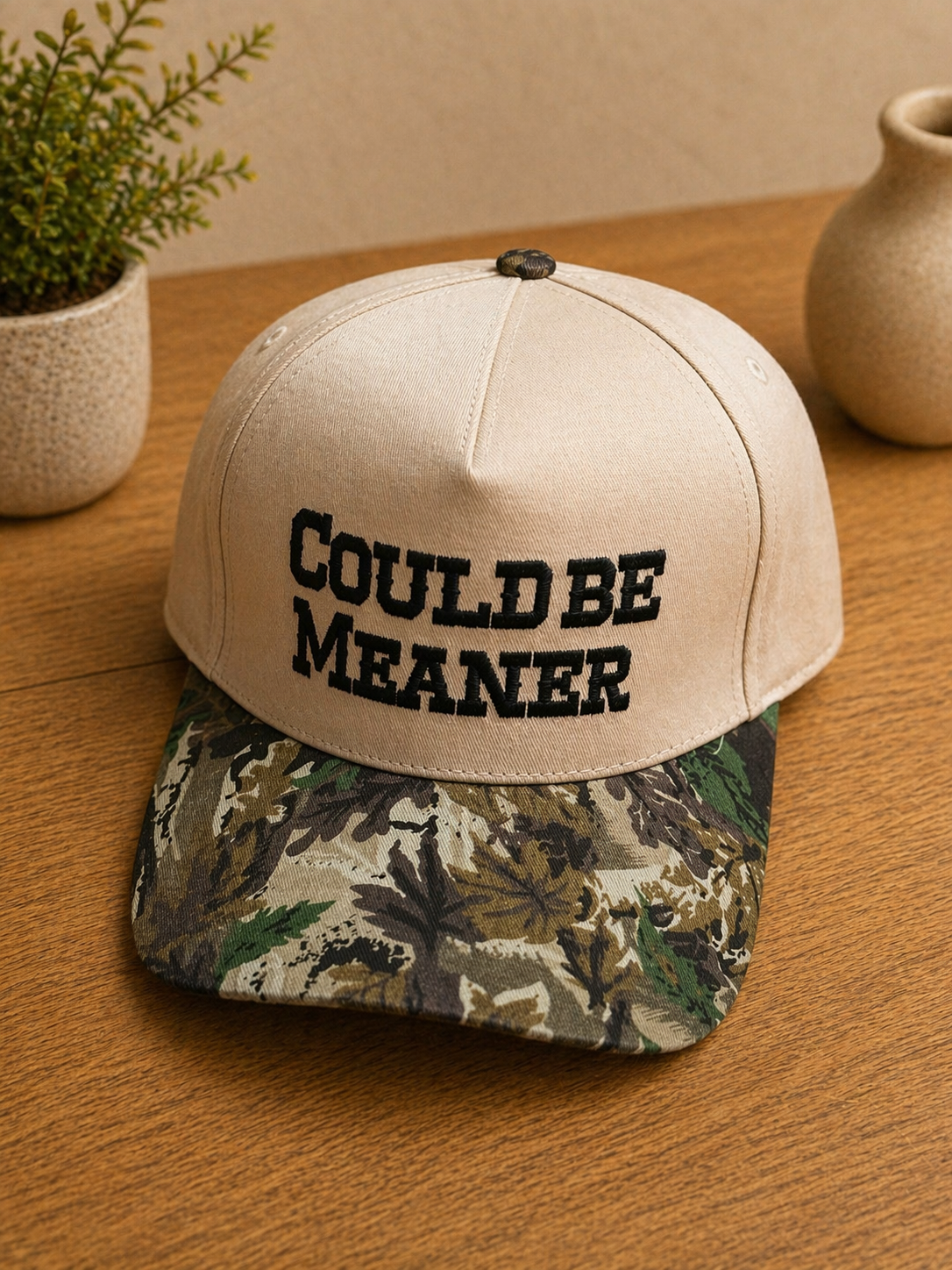Two Tone Canvas Cotton Hat