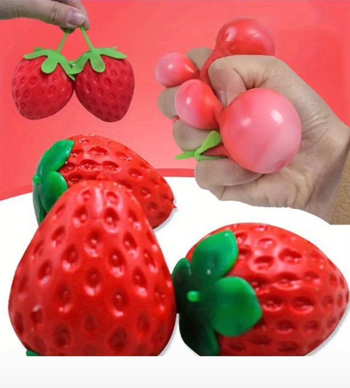 🍓 Jumbo Squishy Strawberry 🍓