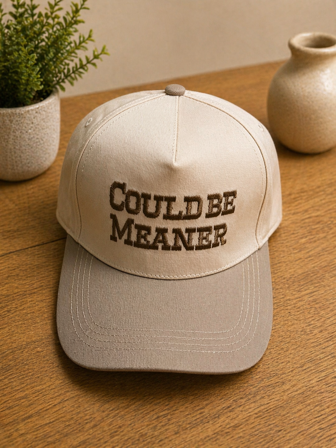 Two Tone Canvas Cotton Hat