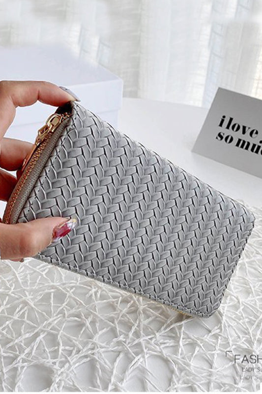 Vegan Leather Long Wallet