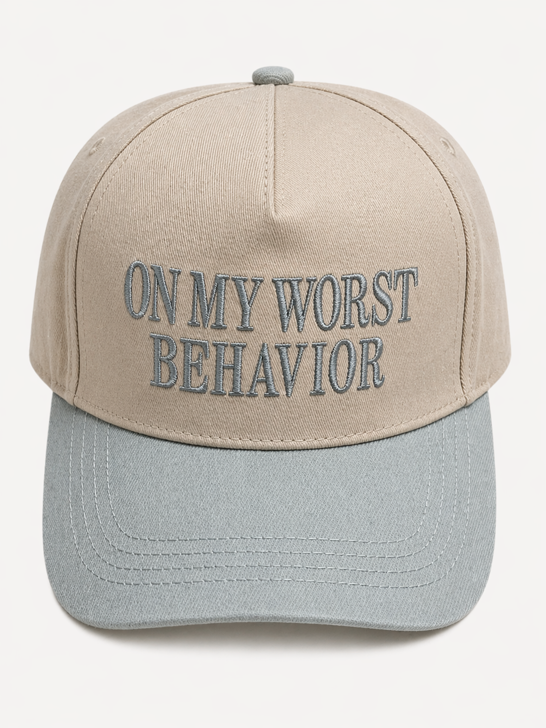 Two Tone Canvas Cotton Hat