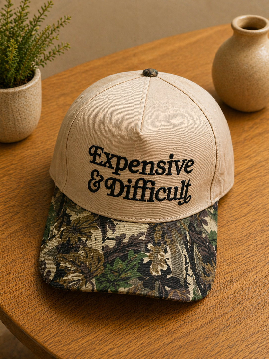 Two Tone Canvas Cotton Hat