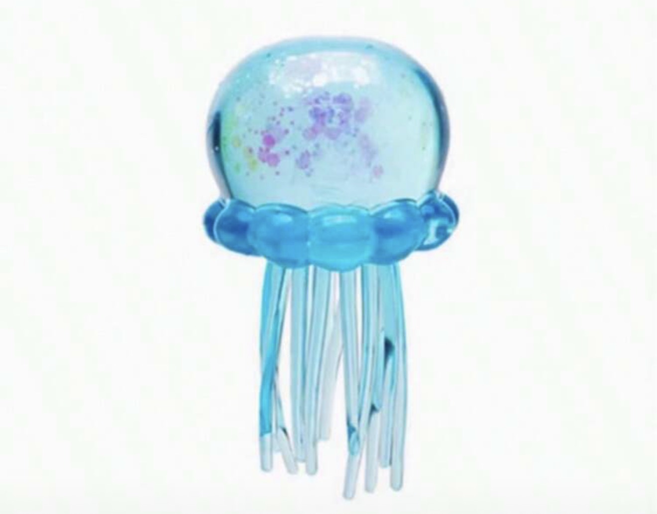 Glitter jellyfish squishy