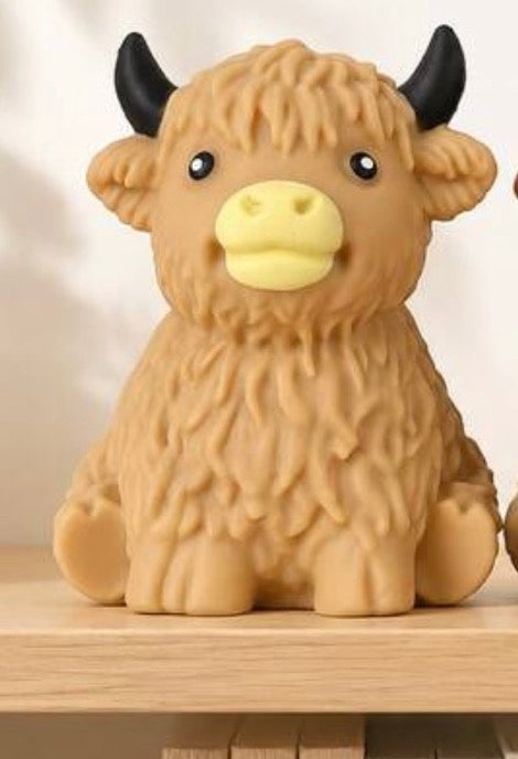 🐮✨ Highland Cow Squishies! ✨🐮