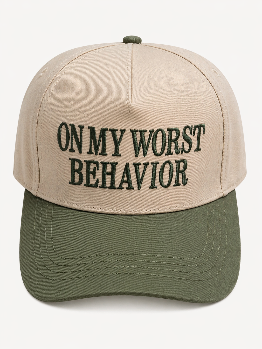 Two Tone Canvas Cotton Hat