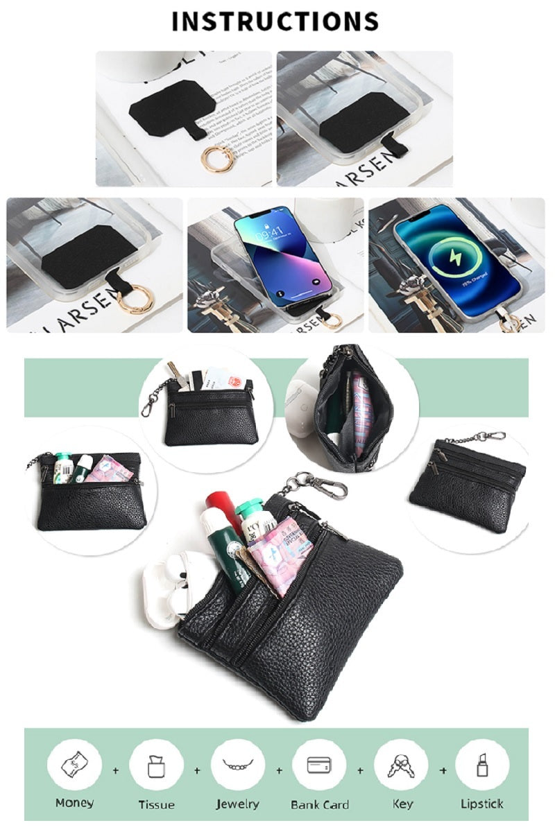 Clip & Go Crossbody Duo Phone Strap and Wallet