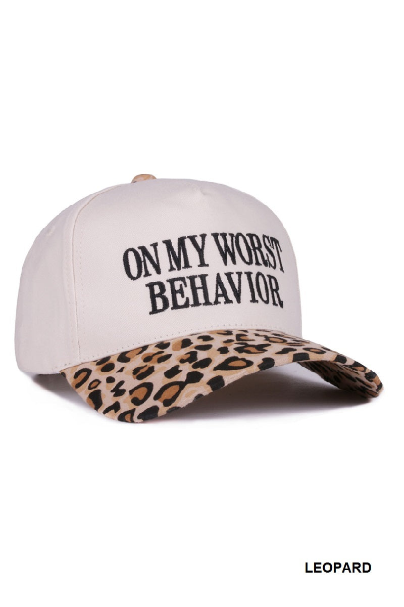 Two Tone Canvas Cotton Hat