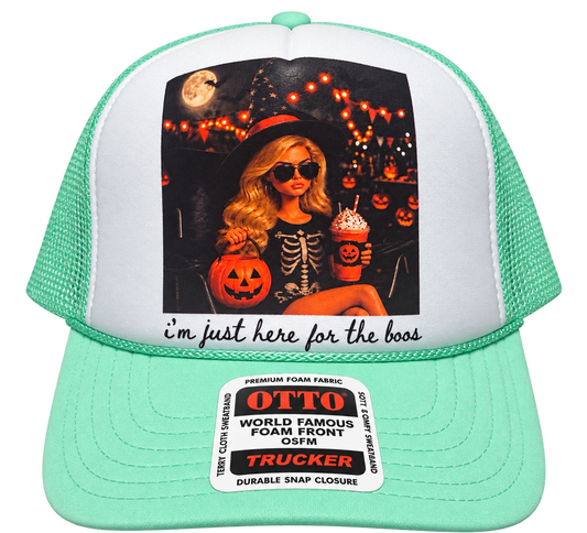 Here for the Boos Foam Trucker Hat — Mint