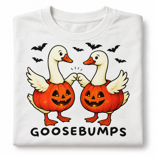 Goosebumps Pumpkin Geese Tee