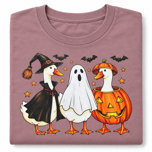 Halloween Costume Geese Tee mockup