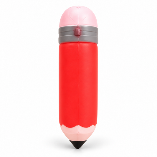 Pencil Squishy on white background