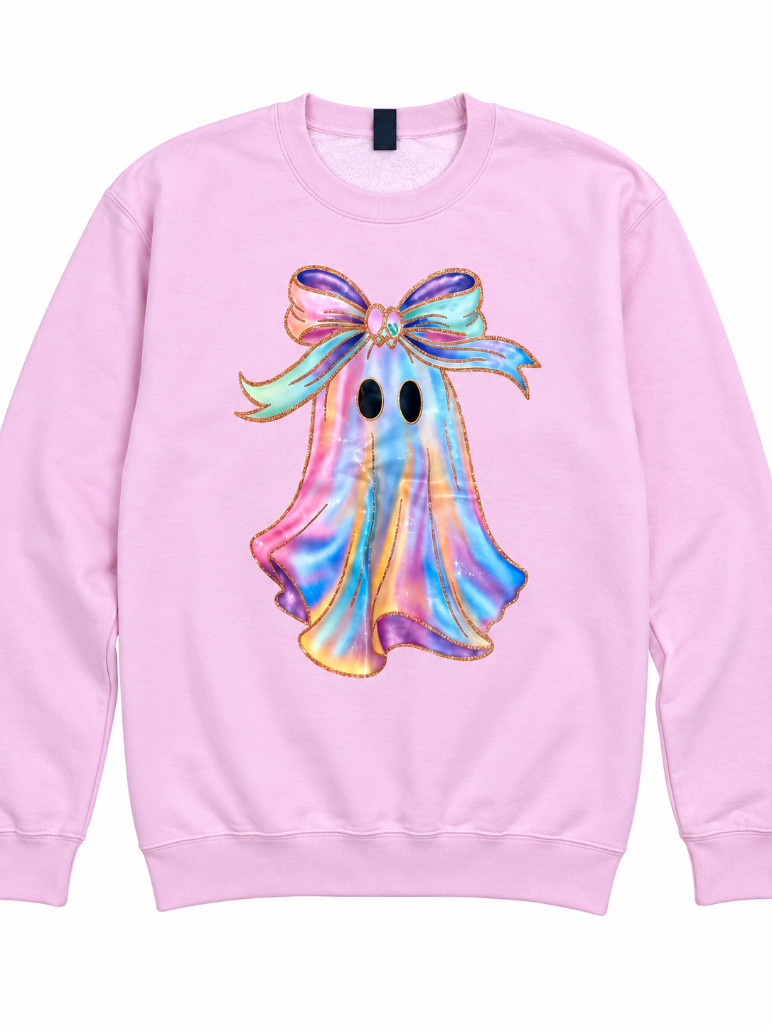 Pink Rainbow Ghost Sweatshirt mockup