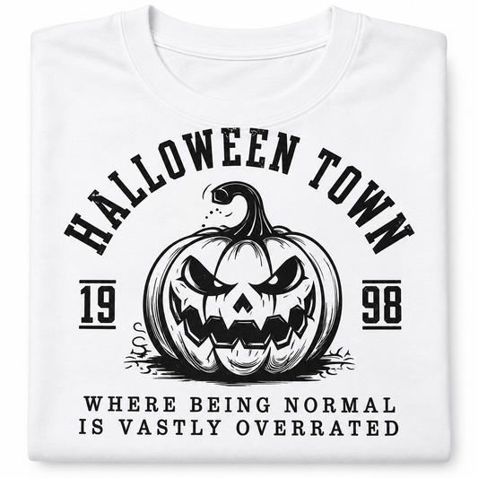 Halloween Town Custom Tee mockup